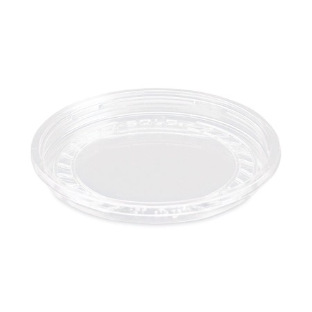 Dart Bare Eco-Forward RPET Deli Container Lids, Recessed Lid, Fits 8 oz Containers, Clear, Plastic, PK500 LG8R-0090